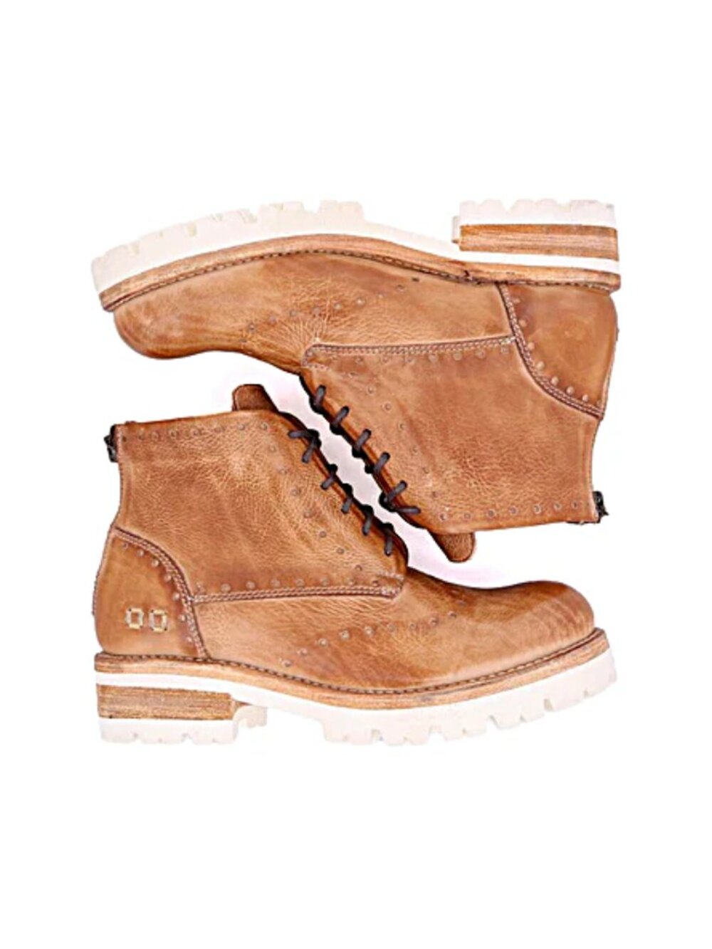 BED|STU QUATRO III Booties - Tan Rustic- LEATHER - Picture 8 of 9